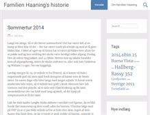 Tablet Screenshot of haaning.net